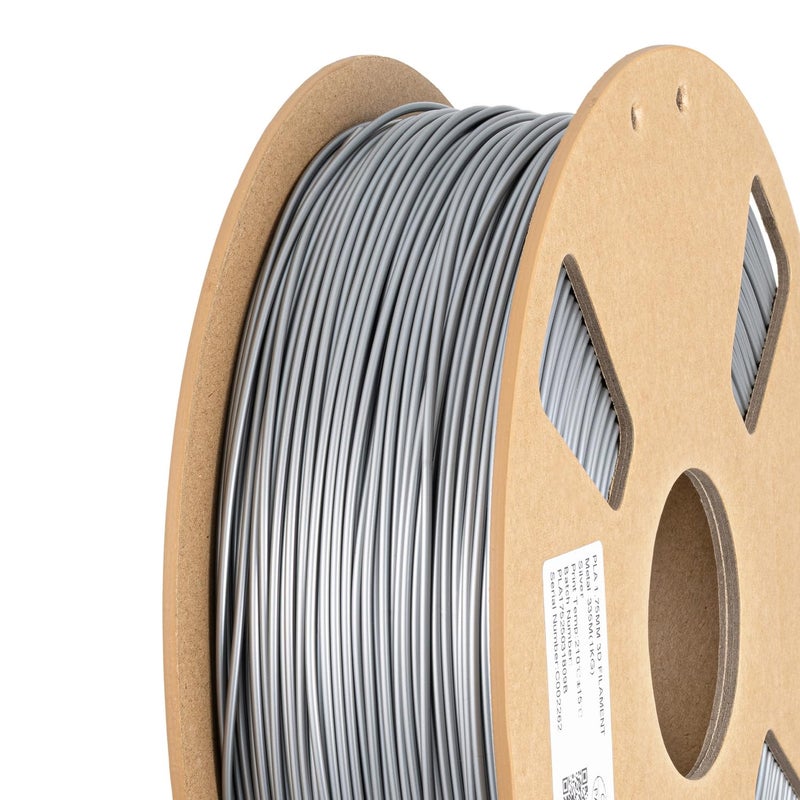 SHENGTIAN 3D Printer Filament, PLA, Metallic Silver 1.75mm, 1kg, Silver - Image 3